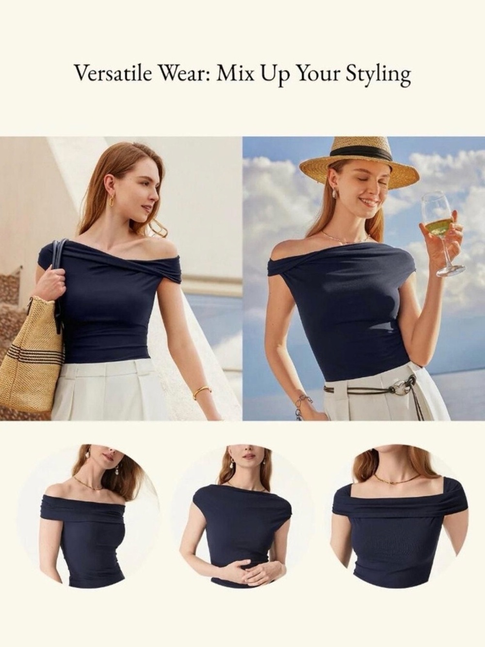 OGL Multi-wear Versatile Necklines Bra Top | Black | NEW $49
